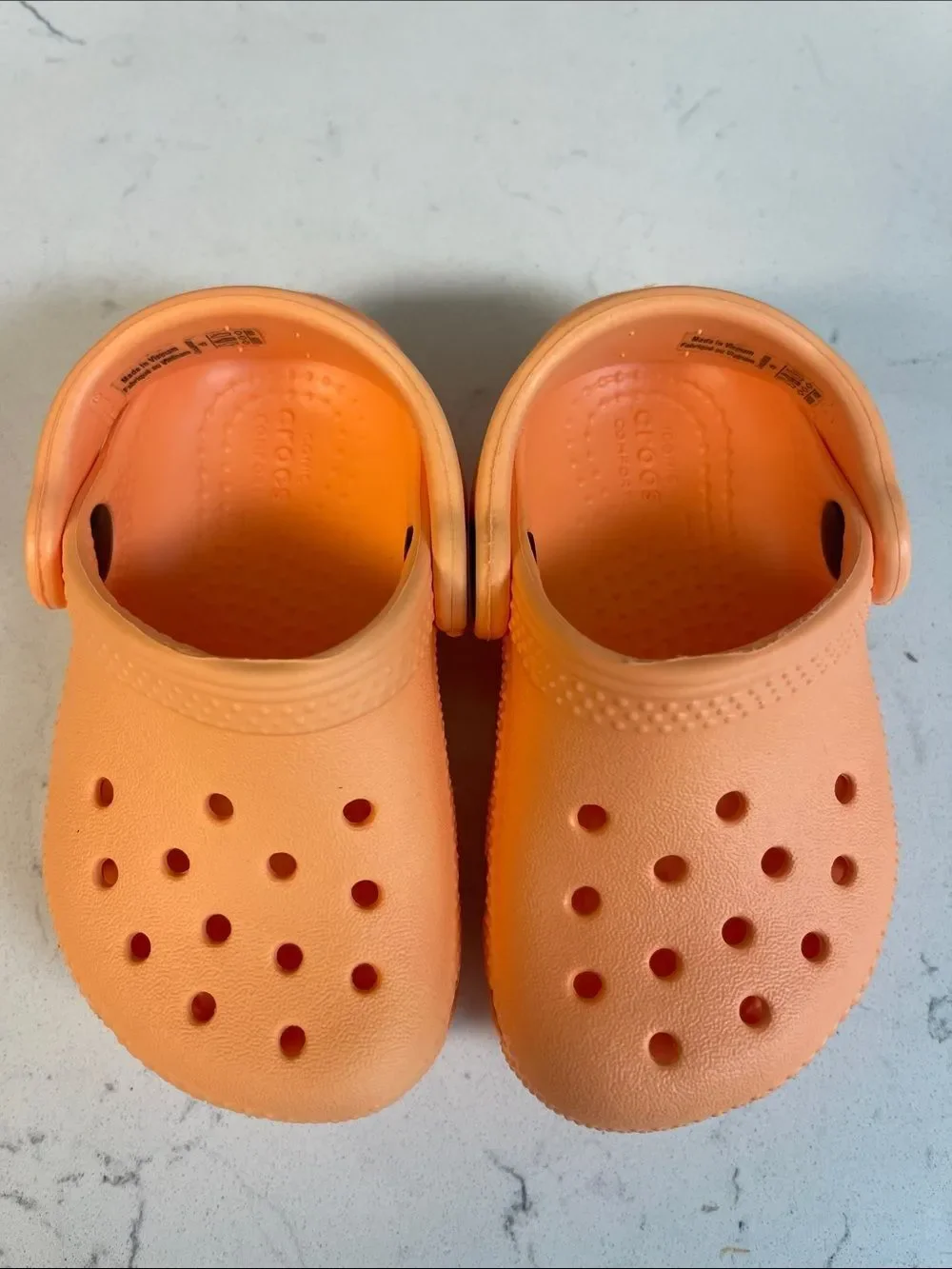 Crocs Toddler Classic Clog Size 5 Peach - Light Orange ? Style # 204536
